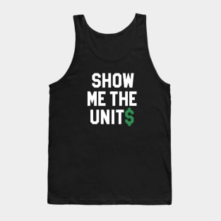 Show Me The Units - Black Tank Top